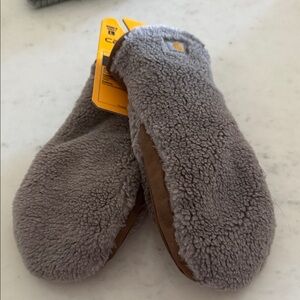 Carhartt Gray Sherpa Mittens
